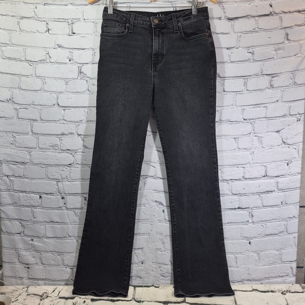 L.T.J. LETTER TO JULIET BAMBINO BOOTCUT JEANS Black STRETCH HIGH RISE sz 28